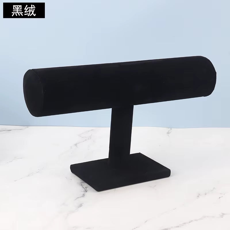 Cross-Border Popular Jewelry Display Frame, Suede Bangle Frame, Display Props Shelf, Bangle Bracelet Hair Ring Display Props